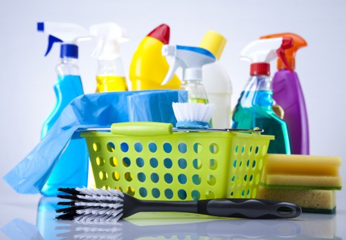 Disinfecting high-touch surfaces in a busy office workspace