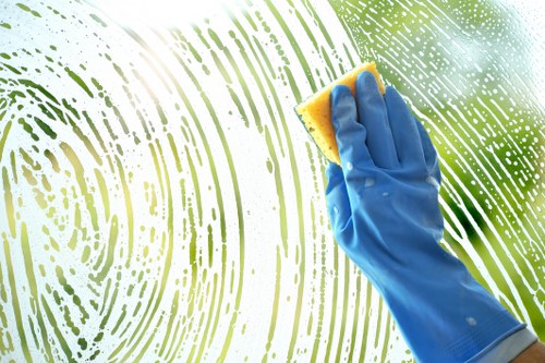 Home cleaning routine with dusting and vacuuming tasks