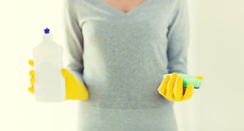 Window cleaner tools including squeegee and microfiber cloths