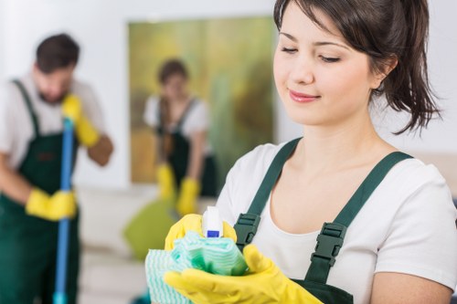 Bathroom deep cleaning in a short-term rental