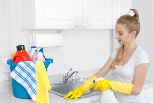 Move in cleaning checklist with floors, cabinets, and high-touch areas